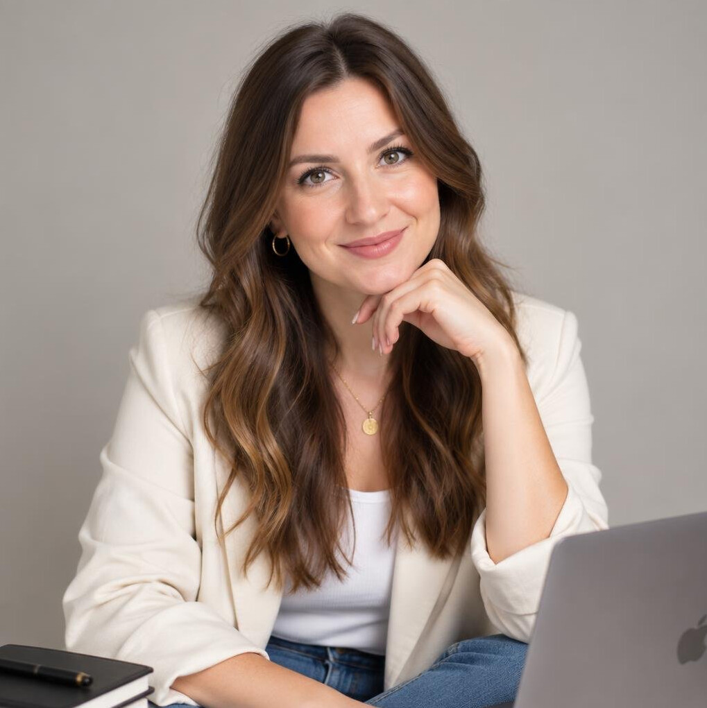 Portrait of a Polish female social media strategist